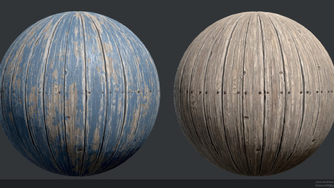 Substance Paint Wood Planks