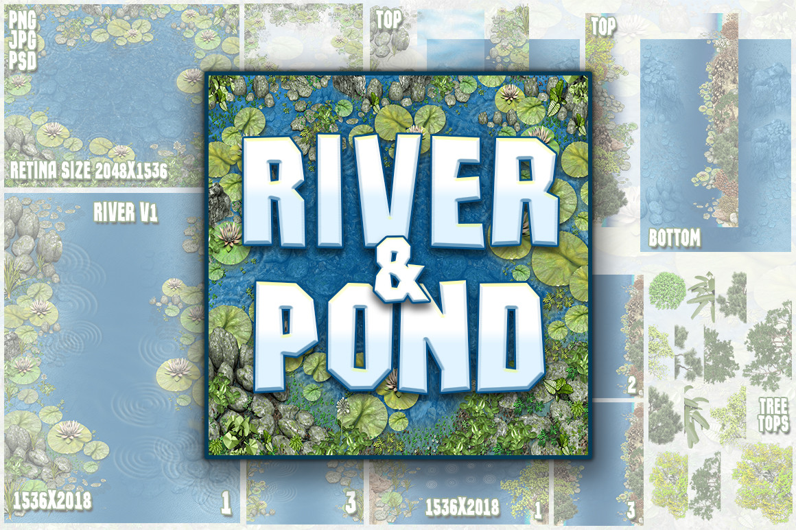 River Background Pack