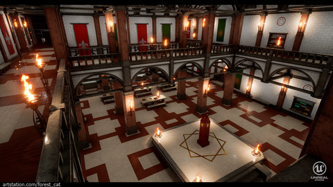 UE4 Modular Palace Dungeon A