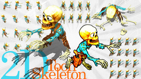 2D TOON SKELETON