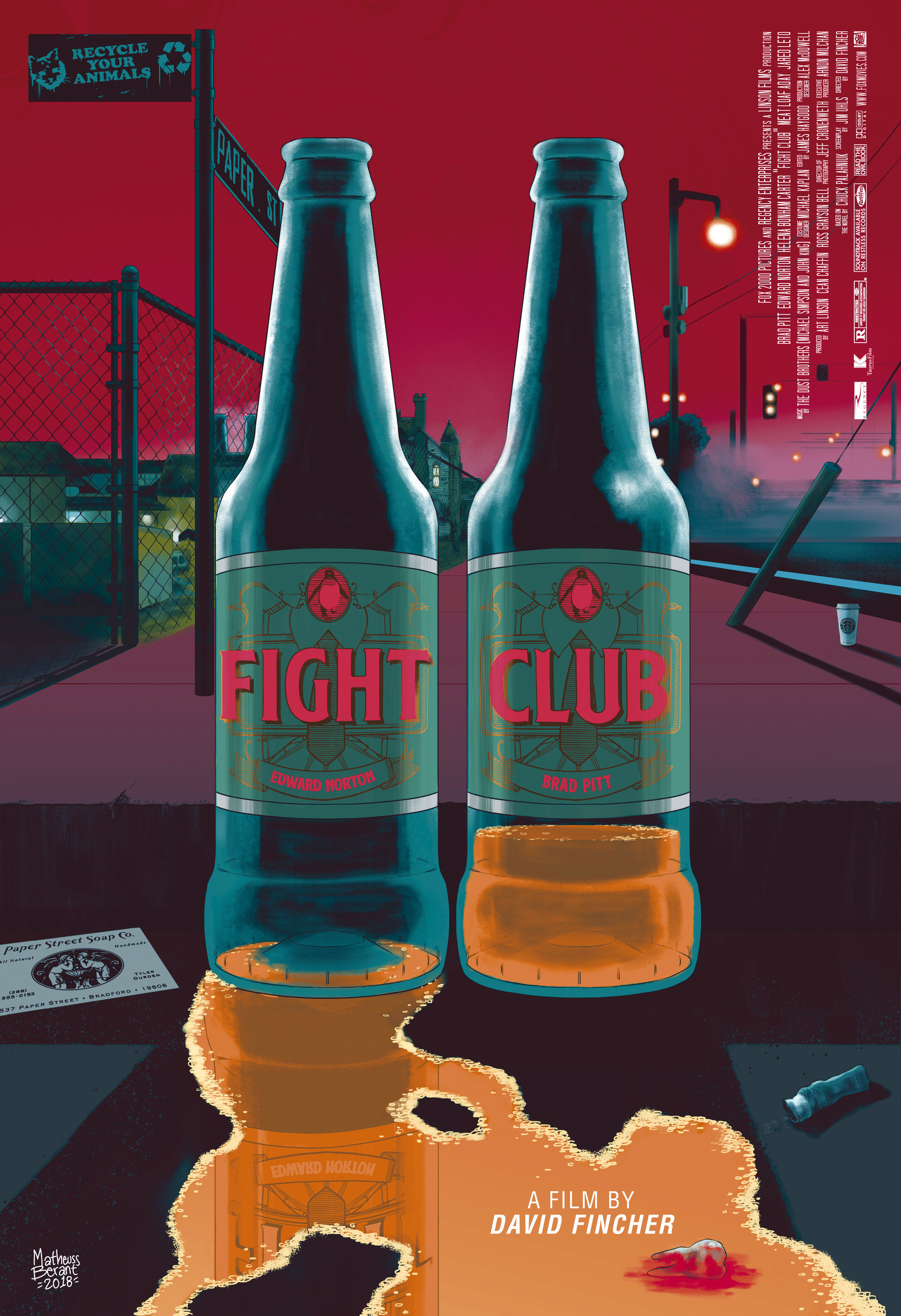 ArtStation - Fight club poster like artwork