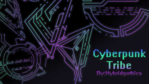 Cyberpunk Tribe Brushes.