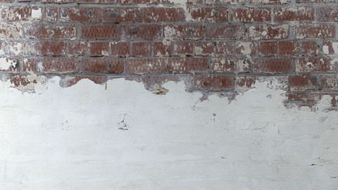 Plaster with brick walls