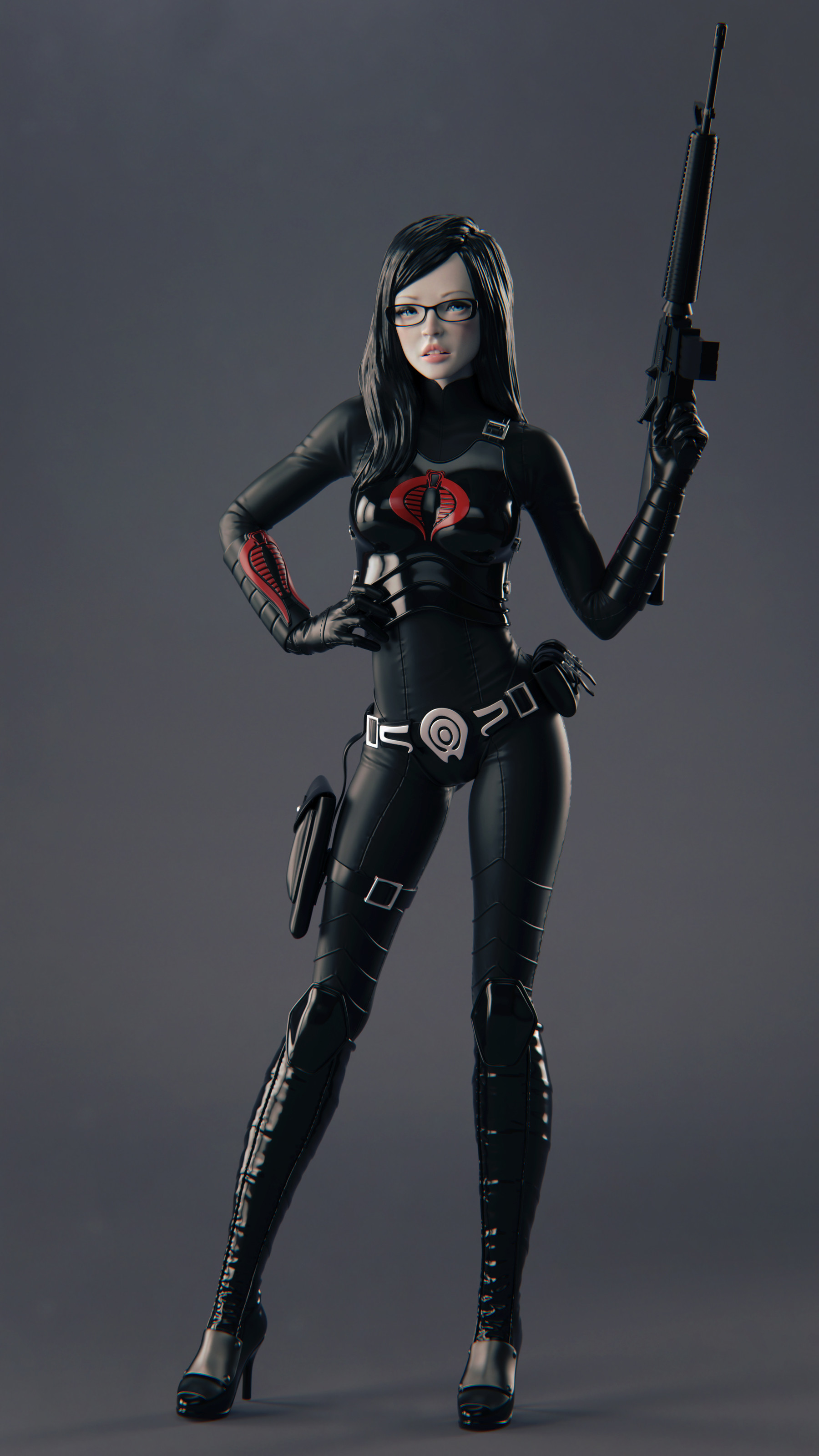 Artstation The Baroness 3dprint Ready Resources 