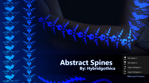 Abstract Spines Brushes.