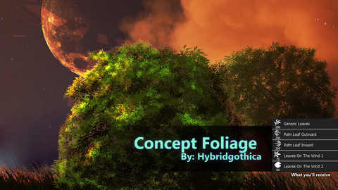 Concept Foliage Brushes.