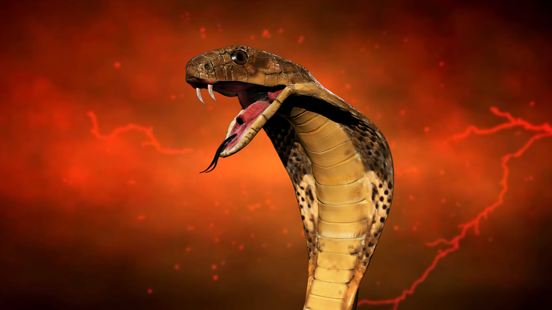 ArtStation - Rigged King Cobra Snake | Resources