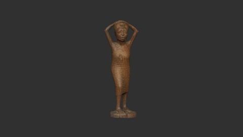 African Woman's Sculpture