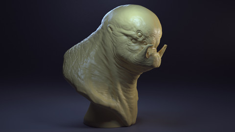 Monster Bust: "Genetic Research" - 3D Print Ready