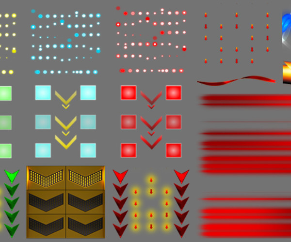 ArtStation ARROWS AND BLINKING EFFECTS Game Assets