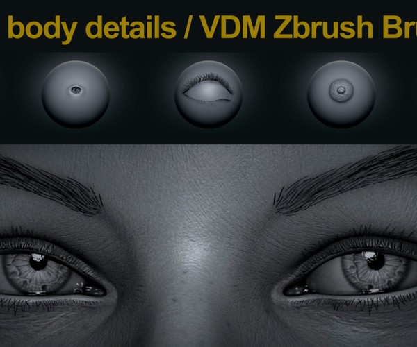 quick body detail - vdm zbrush brushes