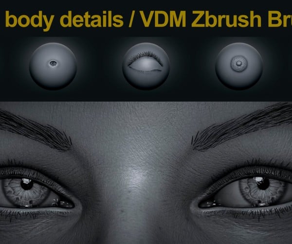 quick body detail - vdm zbrush brushes