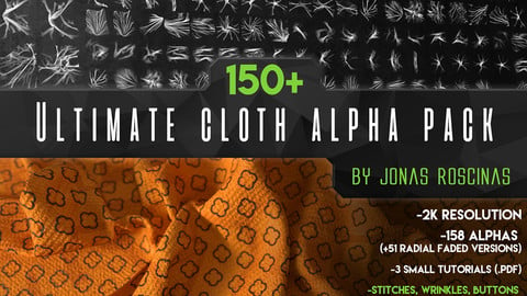 150+ Ultimate Cloth Alpha Pack by J Roscinas