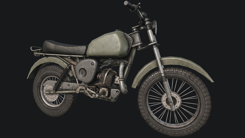 Old Motorcycle PBR