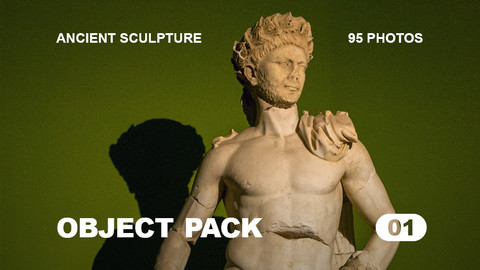 Obj Pack 01 / Ancient Sculpture / Free reference pack