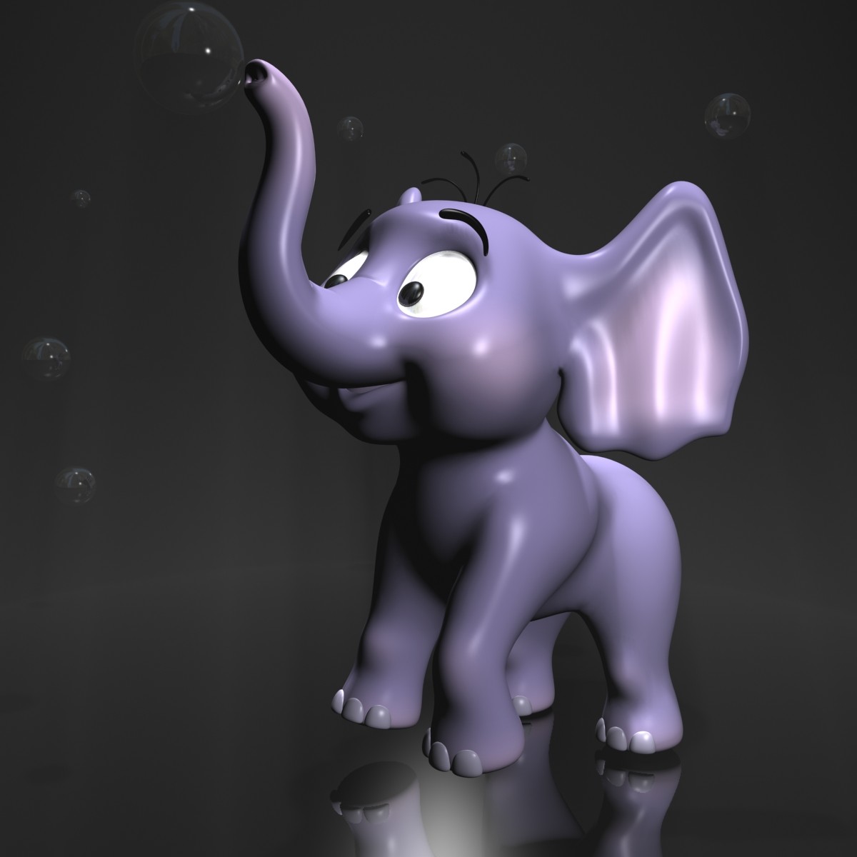 baby elephant animated