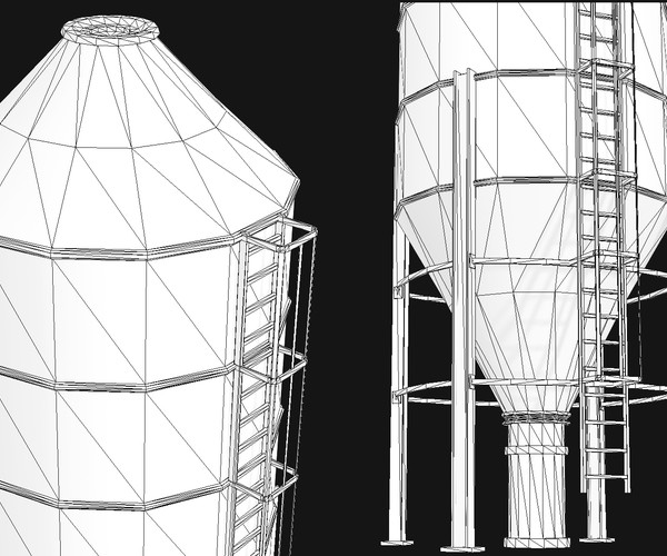 ArtStation - Farm Silo 3 PBR | Game Assets