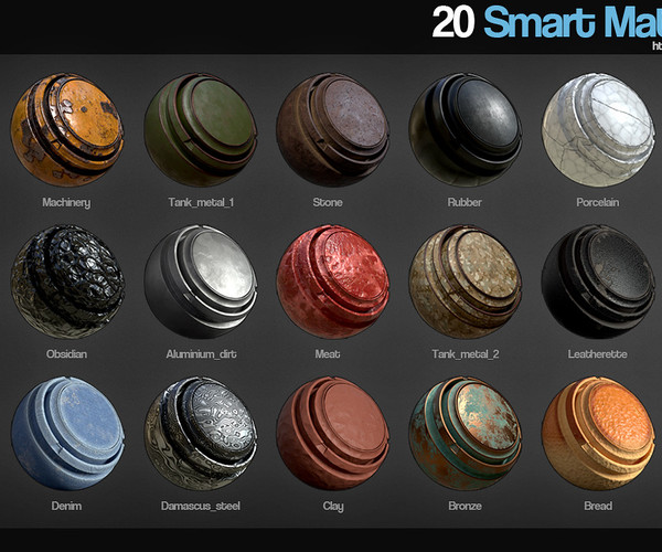 ArtStation - 20 Smart Material Mix | Game Assets