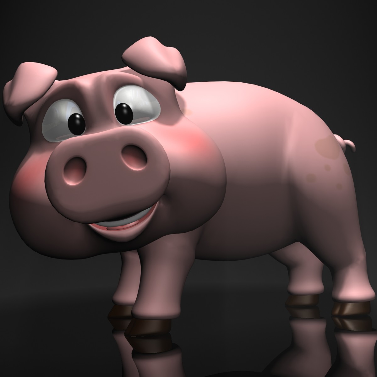 ArtStation - cartoon pig RIGGED | Resources