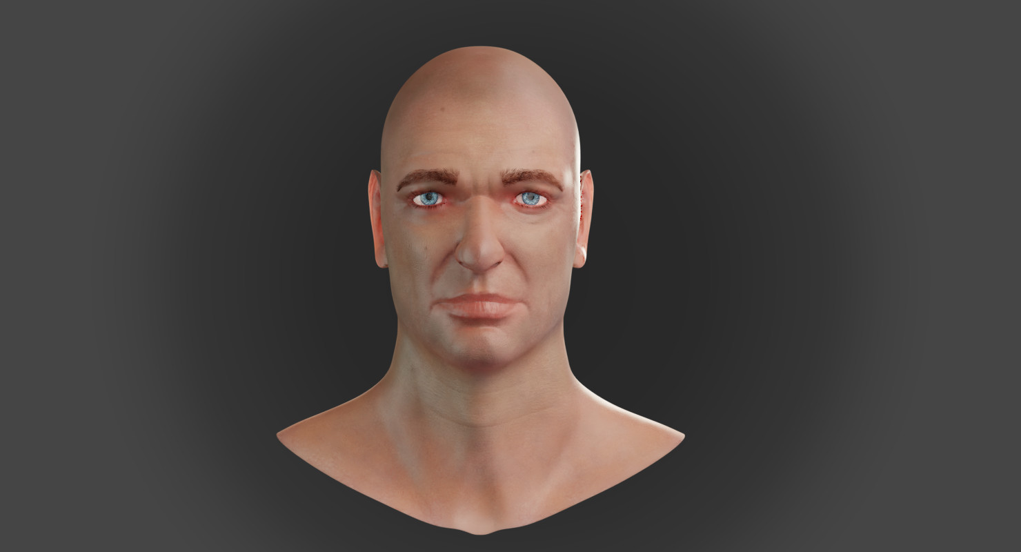 ArtStation - Male Head | Game Assets