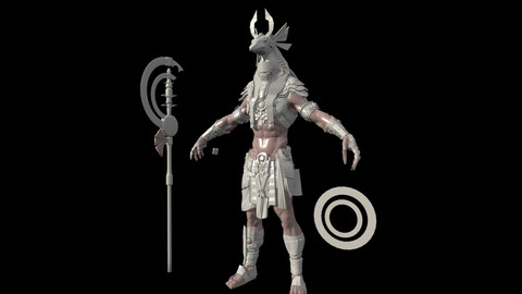 Anubis High poly Zbrush Project