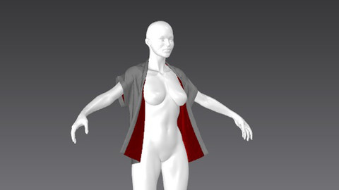 Clothes for Marvelous Designer: Open Cape