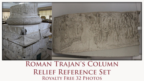 Roman Trajan's Column Relief Reference Set