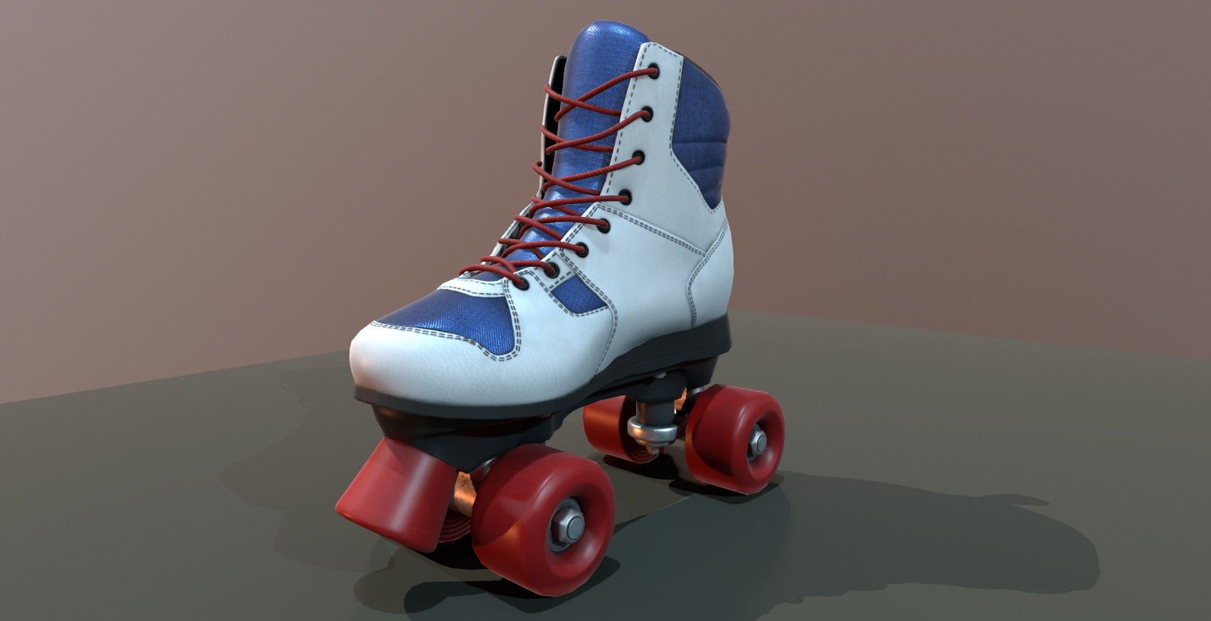 ArtStation Retro roller skate game model Game Assets
