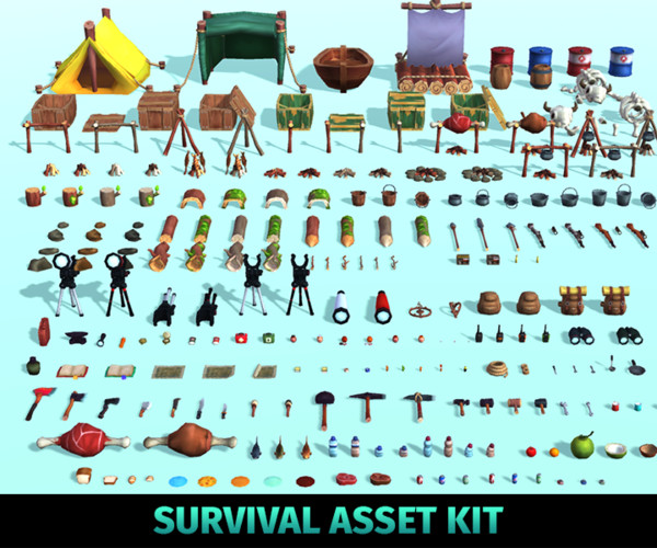 ArtStation - Survival Asset Kit | Game Assets