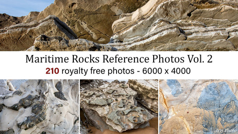 Maritime Rocks Photo Reference Vol. 2