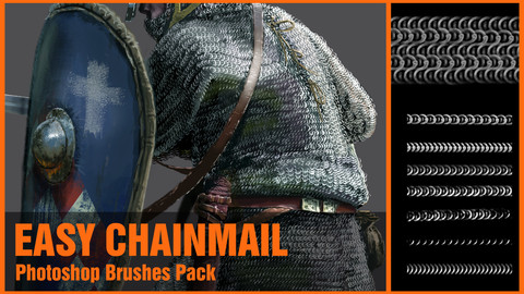 Easy Chainmail Photoshop Brushes Pack