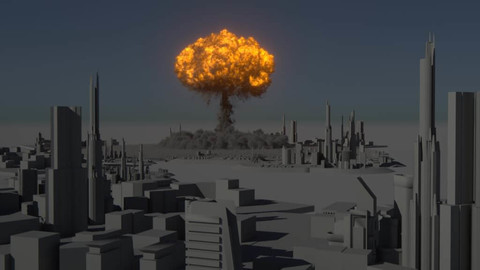 Houdini Nuke Explosion Asset