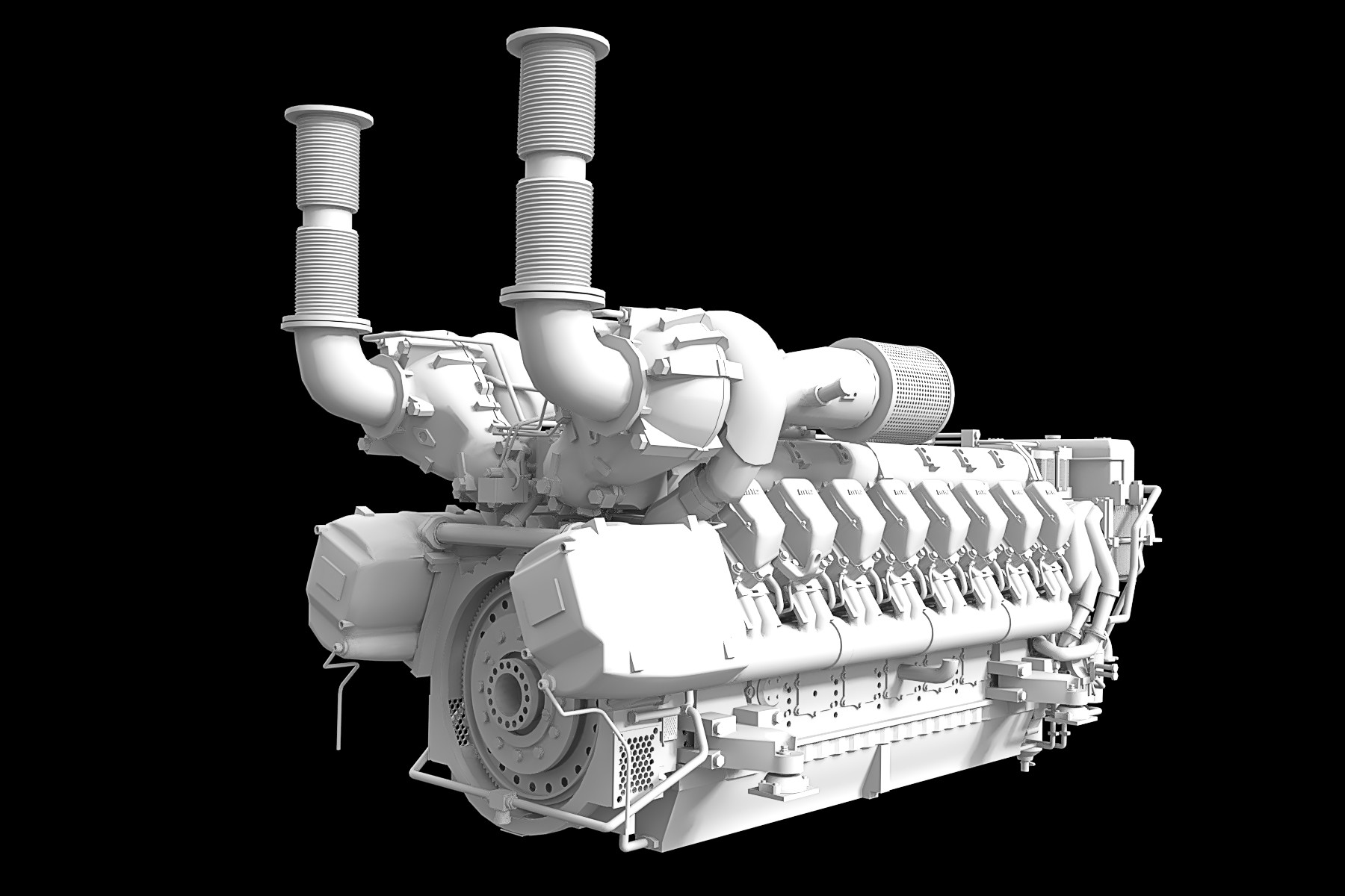Low engine. Marine engine 3d model. Двигатель VR 40. B&W Marine 6. Yacht engines