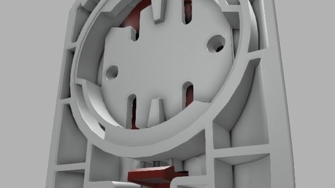 Wahoo ELEMNT BOLT Spoon Mount for Aero handlebars 3D print model