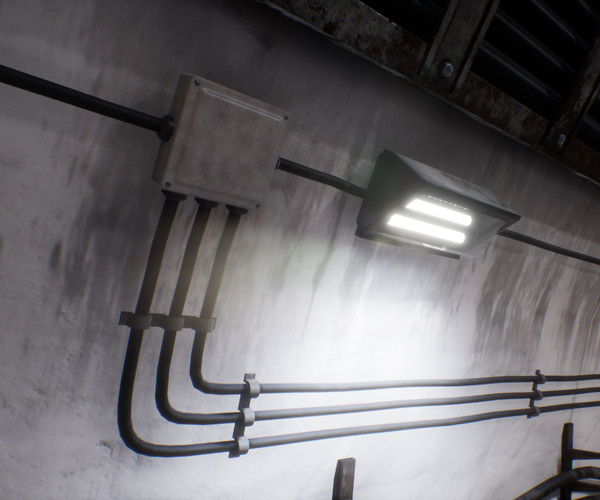 ArtStation - Industrial Electrical, Lighting, and Conduit Assets ...