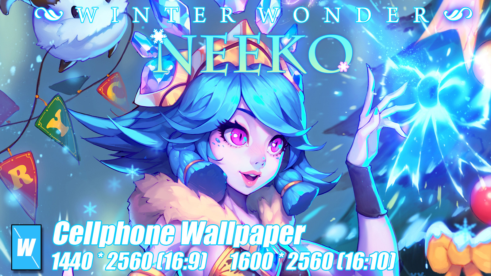 ArtStation - League of Legends WinterWoner Neeko WallPaper (Cellphone