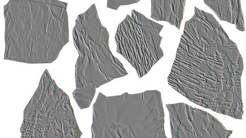 Photoshop Action: Curvature Map from Normals