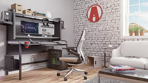 Gaming Room 3D Model