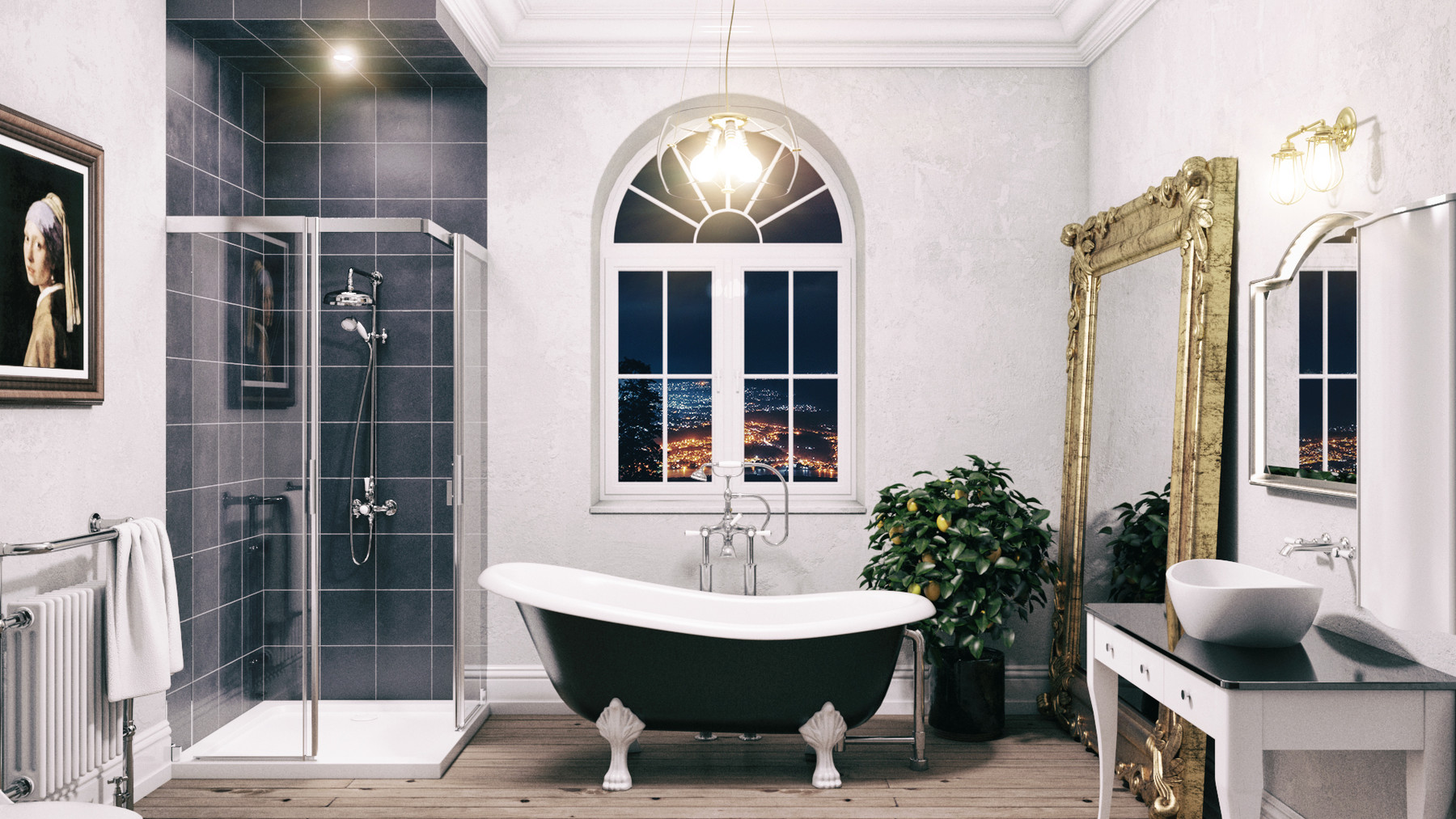 ArtStation - Victorian Bathroom 3D Model | Resources