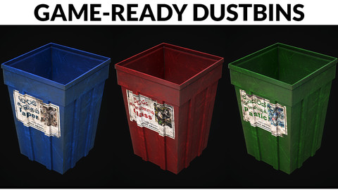 Game-Ready Dustbins
