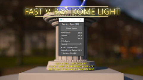 Fast V-ray Dome Light