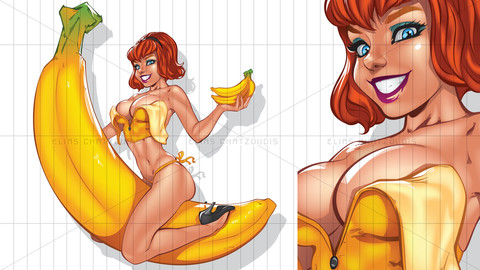 I love Bananas (Vector)