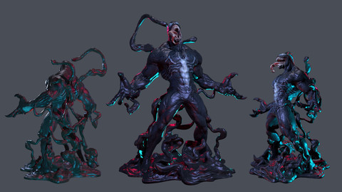 ArtStation - Symbiote called Venom | Resources