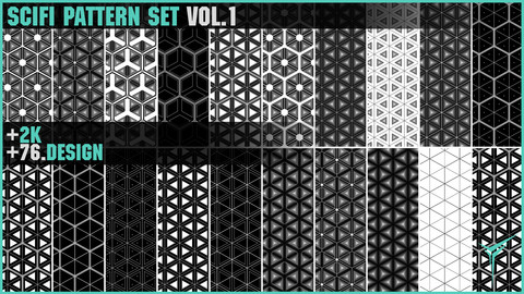 +76 SCIFI PATTERN SET VOL.1