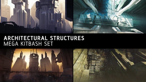Architectural Structures Kitbash Set