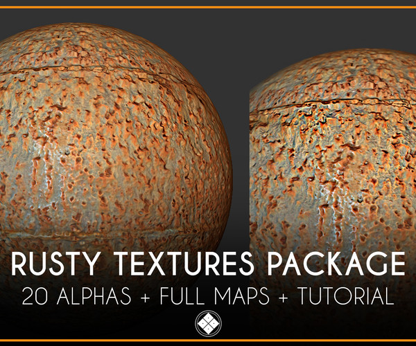 ArtStation - Rusty Textures Package | Brushes