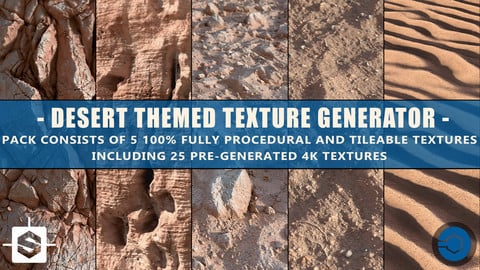 Desert Themed Texture Pack  + 4k textures