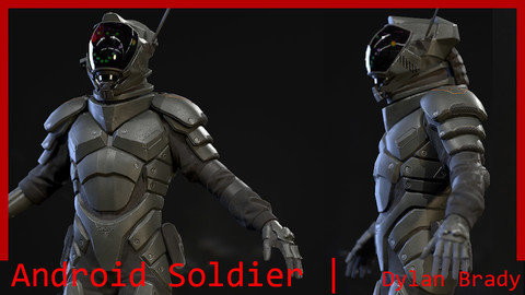 Android Soldier Character