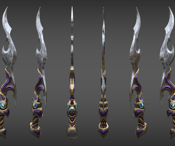 ArtStation - Fantasy Hero Sword | Game Assets