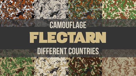 Flectarn Camouflage Seamless Pattern Set